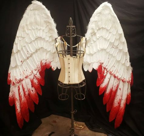 Demonic Angel Costume, Seraphim Costume, Fallen Angel Costume, Fallen Angel Wings, Angel Cosplay, Demon Costume, Angel Halloween Costumes, Angel Wings Costume, Cosplay Wings