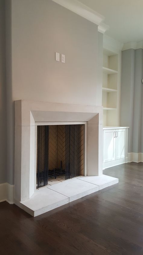 Modern Stone Fireplace, Limestone Fireplace Surround, Cast Stone Mantel, Cast Stone Fireplace, Stone Fireplace Mantel, Stone Fireplace Surround, Stone Mantel, Limestone Fireplace, Custom Fireplace