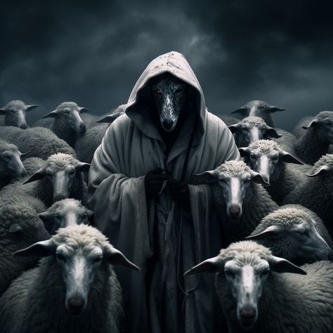 Fear The Lamb Wallpaper, Black Sheep Art, Wolf And Sheep, Wolf Sheep, Wolf In Sheeps Clothing, Angry Wolf, Meaningful Photos, Funny Dp, Jesus Drawings