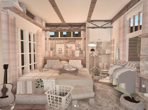 Bloxburg Bedroom, Blocksburg Room Ideas￼, House Plans With Pictures, House Decorating Ideas Apartments, Small House Layout, Simple Bedroom Design, Bloxburg House Ideas 1 Story, Tiny House Layout, Diy House Plans