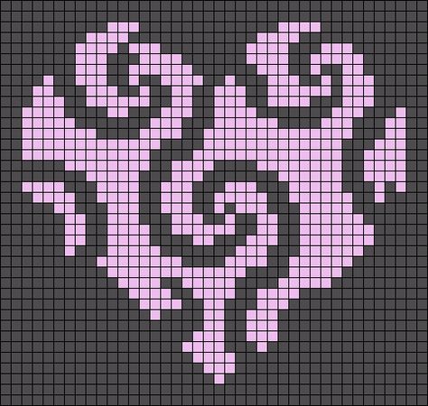 Crochet Graph Projects, Pixel Art Pattern Anime 32x32, Grid Flower Pattern, Mini Crochet Tapestry Pattern, 20x20 Pixel Art Grid, Two Color Cross Stitch Pattern, Alpha Patterns Beginner, Swirl Pixel Art, Pixel Crochet Pattern Charts Free