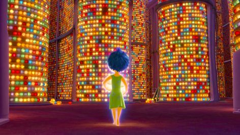 Pixar Post - For The Latest Pixar News: Get a Sneak Peek at Some ... Joy Inside Out, Movie Inside Out, Foto Disney, Pixar Films, Disney Inside Out, Movie Shots, Finding Dory, Pixar Movies, Brain Activities