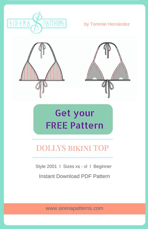 free bikini pdf sewing pattern how to make a bikini Sewing A Swimsuit, Free Swimsuit Pattern, Swimwear Sewing Patterns Free, Swimsuit Pattern Free, Diy Swimwear, Swimwear Sewing Patterns, Summer Sewing Patterns, Swimsuit Pattern Sewing, Free Pdf Sewing Patterns