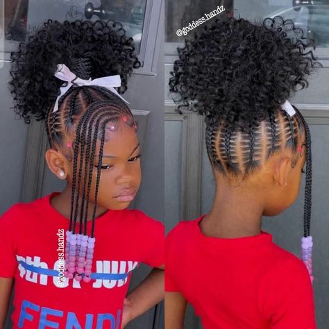 Cute Hairstyles For Seven Year Olds, Meet Hairstyles, Daughter Hairstyles, Black Kids Braids Hairstyles, Cabello Afro Natural, Lil Girl Hairstyles, Autumn Hair, Kid Braid Styles, Track Meet