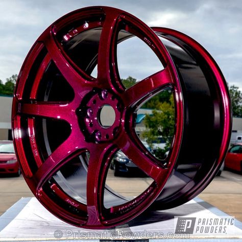 Powder Coating Wheels, Custom Wheels Cars, Pink Car Accessories, Truck Rims, Custom Cars Paint, Cool Car Accessories, Car Wheels Rims, Motorcycle Wheels, Rims And Tires