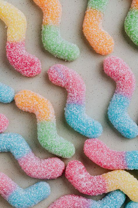 Parasitic Worms Help Unravel the Immune Mechanisms Underlying Chronic Disease! Parasitic worms known as helminths have a complicated relationship with the immune systems of the hosts they invade. Sour Worms, Sour Gummy Worms, Infused Butter, Birthday Party Snacks, Gummy Worms, Chewy Candy, Bulk Candy, Sour Candy, Kids' Party