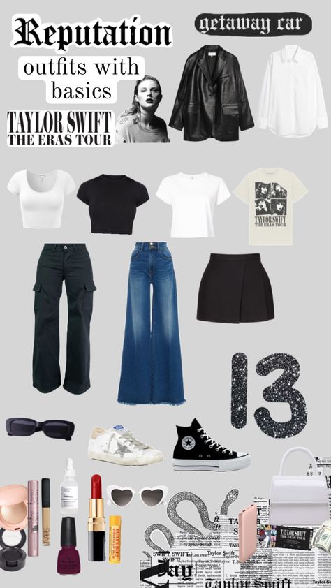 Reputation Outfits, Simple Outfits For School, Taylor Outfits, Taylor Swift Tour Outfits, Swift Tour, Taylor Swift Outfits, Eras Tour, Outfits Ideas, School Outfits