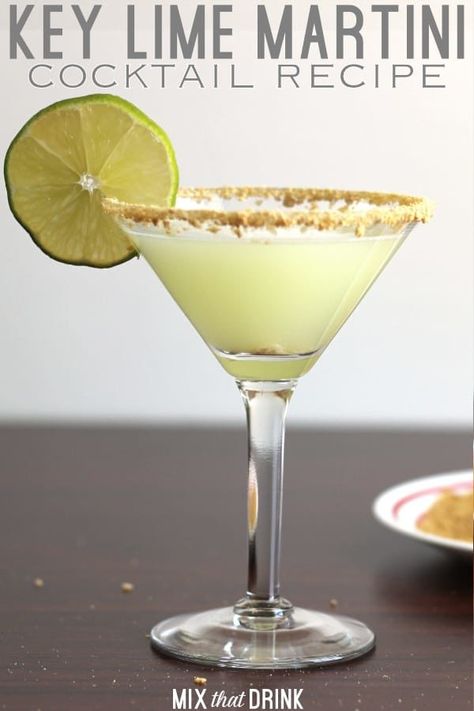 Key Lime Martini Recipe, Lime Martini Recipe, Lime Martini, Key Lime Pie Martini, Key Lime Martini, Juice Coconut, Martinis Drinks, Tea Remedies, Key Lime Juice