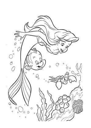 Free Disney Coloring Pages, Ariel Color, Ariel Coloring Pages, Disney Coloring Sheets, Mermaid Movies, Fish Coloring Page, Disney Princess Coloring Pages, Birthday Coloring Pages, Valentines Day Coloring Page