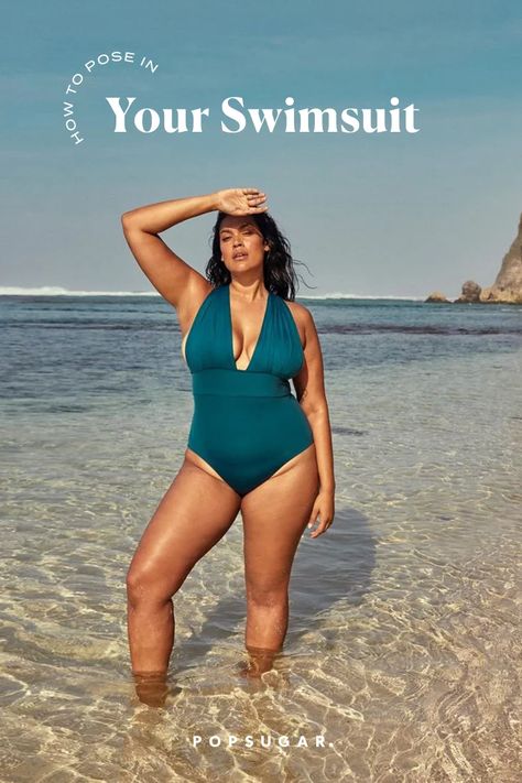 15 Tips and Tricks For Mastering a Flattering Swimsuit Photo Bathing Suit Poses, Best Beach Poses, Suit Poses, Swimsuit Poses, Pool Poses, Swim Style, Swim Season, Flattering Swimsuits, Female Pose Reference