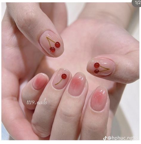 Ethereal Nails, Korea Nail Art, Nail Korea, Korea Nail, Nail Painting, Korean Nails, Simple Gel Nails, Nail Patterns, Cat Kuku