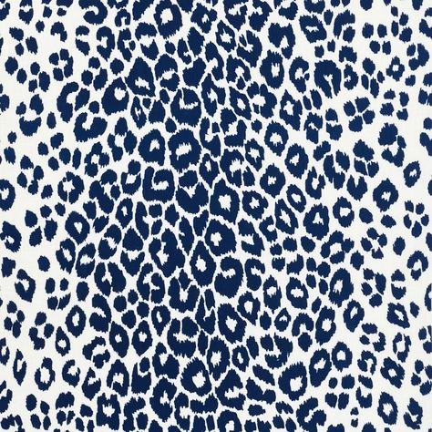 Schumacher - Fabric for Every Decor Small Den, Schumacher Pillows, Leopard Pillows, Navy Pillows, Printed Linen Fabric, Luxury Flooring, Schumacher Fabric, Outdoor Pillow Covers, Navy Fabric