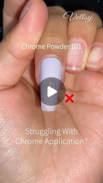 Simple Nail Dip Designs, Chrome Gel Nails Tutorial, Chrome Nails Using Eyeshadow, How To Get Chrome Nails, Diy Chrome Gel Nails, How To Put Chrome Powder On Nails, How To Do Crome Nails, How To Do Chrome Nails At Home, How To Add Chrome To Nails