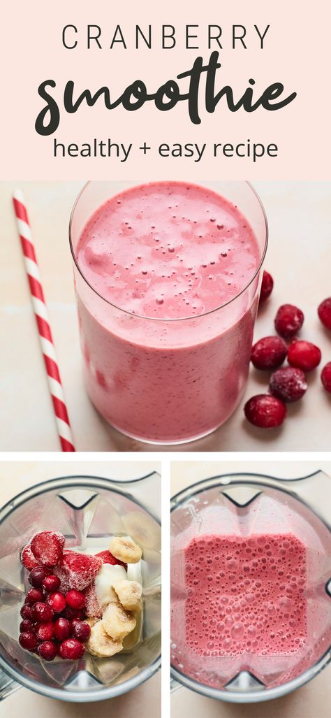 Cranberry Smoothie Recipes, Christmas Smoothies, Pomegranate Smoothie, Cranberry Smoothie, Healthy Smoothie Recipe, Recipe Smoothie, Fruit Smoothie Recipes Healthy, Juice Smoothies Recipes, Smoothie Recipes Healthy Breakfast