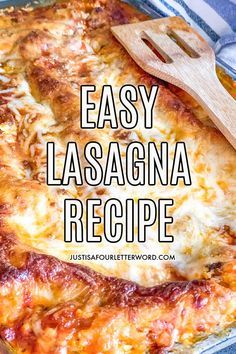 Lasange Recipe, Cottage Cheese Lasagna Recipe, Easy Lasagna Recipe With Ricotta, Cheese Lasagna Recipe, Lasagna With Cottage Cheese, Easy Homemade Lasagna, Cottage Cheese Recipe, Recipe Lasagna, Homemade Lasagna Recipes