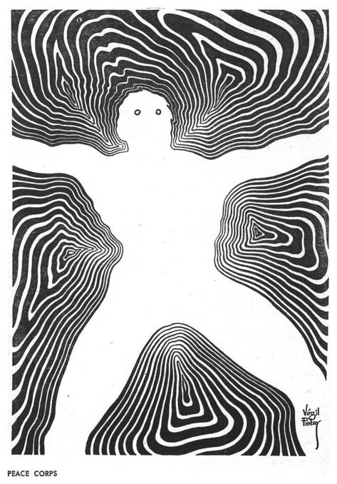 Virgil Finlay, Peace Corps, The Blues, Optical Illusion, Drawing Challenge, A Drawing, Each Day, You Really, Tattoos