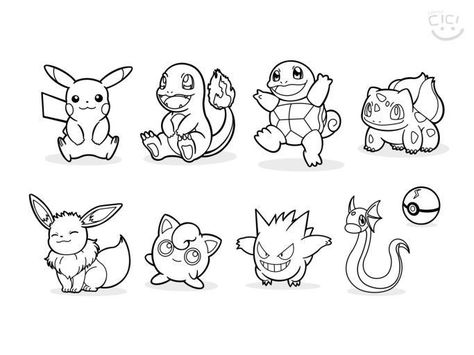 Bulbasaur Tattoo Outline, Pokemon Outline Tattoo, Pokemon Tattoo Stencil, Cute Pokemon Tattoo, Pokémon Doodle, Pokemon Line Art, Pokemon Flash Tattoo, Pokemon Drawings Sketches, Pokemon Tattoo Ideas