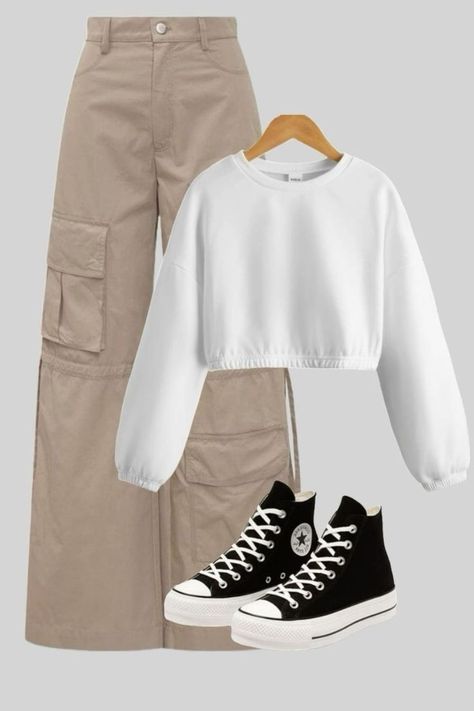 Mode Swag, Casual Outfits For Teens, Cute Dress Outfits, Korean Casual Outfits, Populaire Outfits, Casual Preppy Outfits, Trendy Outfits For Teens, Everyday Fashion Outfits, Casual Day Outfits