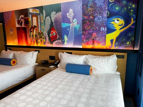 Pixar Place Hotel, Disney Hotels Room, Hotel Disney, Disneyland Resort Hotel, Disney Hotel, Disneyland Travel, Hotel Corridor, Disneyland Hotel, Disney Hotels