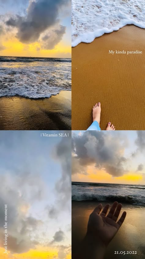 Beach Quotes Instagram Story, Pics With Sunset, Mumbai Aesthetic Caption, Insta Caption For Nature Pic, Sky Words Aesthetic, Beach Nature Photography, Nature Picture Quotes, Post For Instagram Pictures Nature, Sunset Aesthetic Ig Story