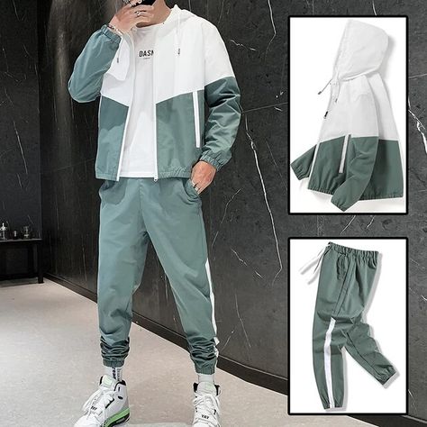 Hiphop Style, Running Suit, Suit Man, Streetwear Male, Tracksuit Men, Fall Pants, Track Suit Men, Men Streetwear, Jogging Suit