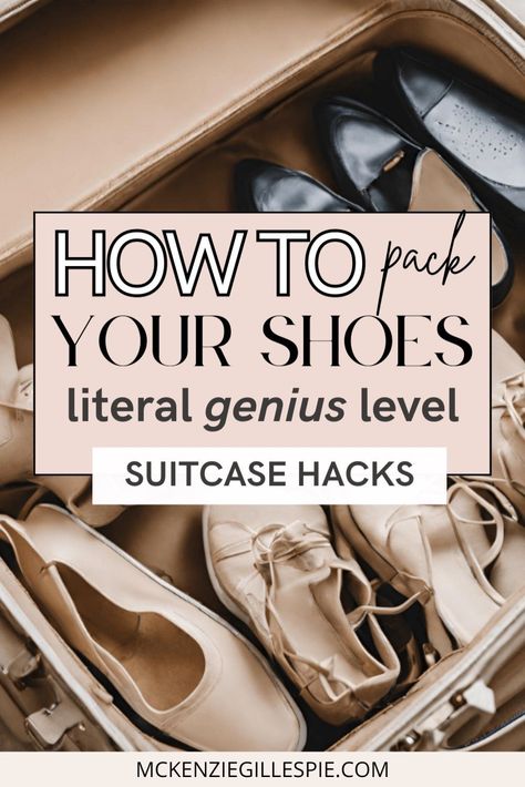 Master the art of packing shoes with our guide on How to Pack Shoes for Travel: Tips and Tricks! Explore effective Packing Tips and Packing Tips For Travel to keep your luggage neat and efficient. Perfect for Vacation Packing and Carry On Packing, these tips will help you maintain a chic Travel Outfit while saving space and protecting your shoes. Shoes For Travel, Packing Shoes, Chic Travel Outfit, Shoe Hacks, Travel Tips And Tricks, Travel Preparation, Packing For Europe, Carry On Packing, Packing Essentials