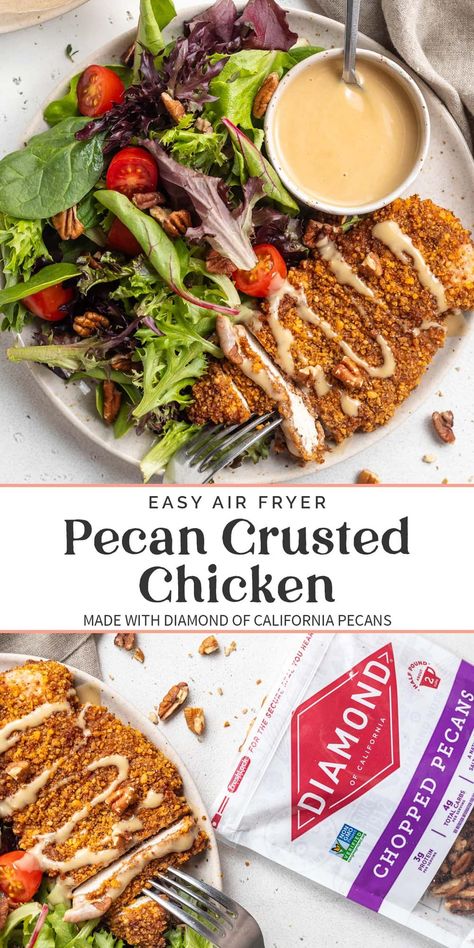 Pecan Crusted Chicken, Crusted Chicken Breast, 40 Aprons, Recipes List, Pecan Chicken, Honey Mustard Sauce, Mustard Sauce, Crunchy Pecans, Crusted Chicken