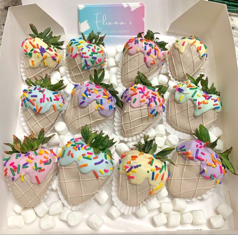 Ice Cream Cone Strawberries, Ice Cream Shaped Rice Krispie Treats, Ice Cream Theme Strawberries, Ice Cream Party Treats, I Scream Four Ice Cream Party Decorations, Ice Cream Cone Party Ideas, Ice Cream Themed Treats, Ice Cream Theme Food, Ice Cream Themed Desserts