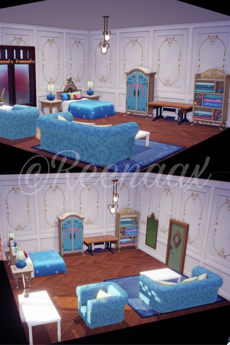 Dreamlight Valley Cinderella Room, Cinderella Room, Cinderella Suite, Dreamland Ideas, Disney Dreamlight Valley, Valley Landscape, Valley Village, Disney Decor, Dream Design