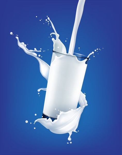 Illustration of realistic white splasing... | Premium Vector #Freepik #vector #background #food #abstract #blue Milk Pictures, Milk Images, Milk Pouring, Hair Poster Design, Milk Advertising, Canva Background, Fuze Tea, Achari Paneer, Dairy Packaging