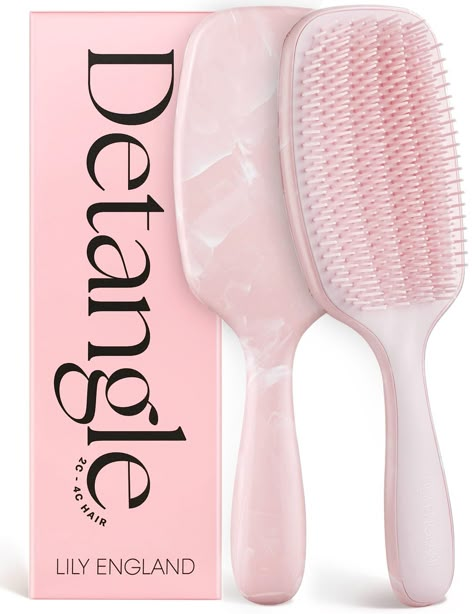 PRICES MAY VARY. GENTLE DETANGLING: Specifically crafted for 2c to 4c hair, our detangling brush for curly hair glides through curly hair with ease. Effortlessly remove tangles from your hair with our curly brush PERFECT HAIR BRUSH FOR CURLY HAIR: No matter if you have thick, curly, wavy, coily or afro hair, our detangler brush will gently detangle whilst keeping your curls defined. Great for use with your favorite conditioner or leave-in product INNOVATIVE THREE-TIERED BRISTLES: The flexible te Hair Brush For Curly Hair, Curly Brush, Detangle Curly Hair, Brush For Curly Hair, Curly Hair Brush, Detangler Brush, Best Hair Brush, Wavy Curls, Cute Curly Hairstyles