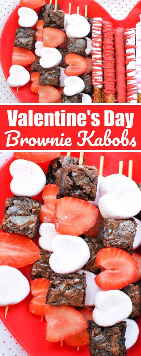 Brownie Skewers, Chocolate Strawberry Dessert, Marshmellow Treats, Food Cones, Healthy Kids Snack, Marshmallow Skewers, Chocolate Strawberry Desserts, Dessert Skewers, Dessert Kabobs