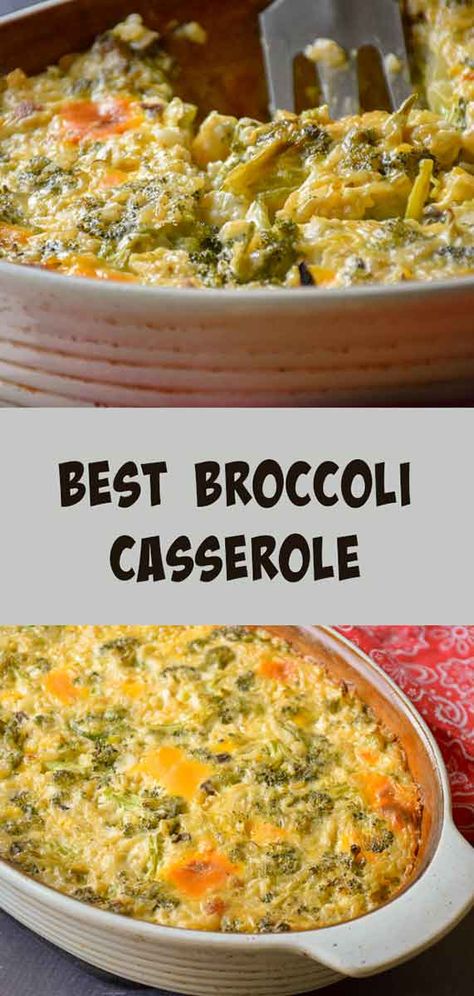 Best Broccoli Casserole with Rice and Cheese - Grumpy's Honeybunch Best Broccoli Casserole, Rice And Cheese Casserole, Favorite Casserole Recipes, Best Broccoli, Casserole Side Dishes, Vegetable Casserole Recipes, Broccoli Recipes Casserole, Broccoli Cheese Casserole, Rice Casserole Recipes