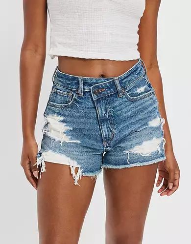 Boyfriend jean shorts