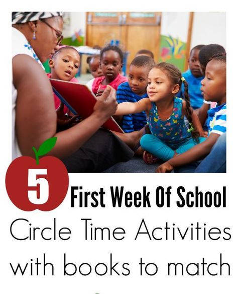 First Week Of Preschool, Preschool First Week, Preschool Circle Time Activities, Preschool Behavior, Preschool First Day, Time Lessons, Circle Time Activities, Preschool Circle Time, First Week Of School