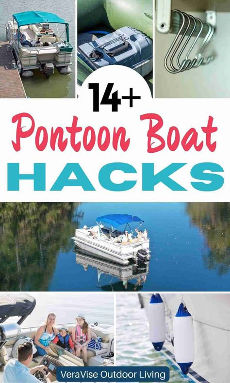 From organizing gear and supplies to enhancing performance and safety, these pontoon boat hacks will help you maximize your time out on the water. So read on for tips and tricks that will take your pontoon boating game up a notch! Build Your Own Pontoon Boat, Pontoon Boat Hacks Ideas, Pontoon Makeover Diy, Old Pontoon Makeover, Bennington Pontoon Boats, Pontoon Bathroom Ideas, Redo Pontoon Boat, Pontoon Boats Ideas, Diy Pontoon Boat Ideas