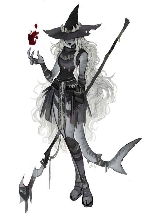 Interesting Characters, Witch Characters, Witch Design, 다크 판타지, Dungeons And Dragons Characters, Dnd Art, Art Characters, A Witch, Monster Girl