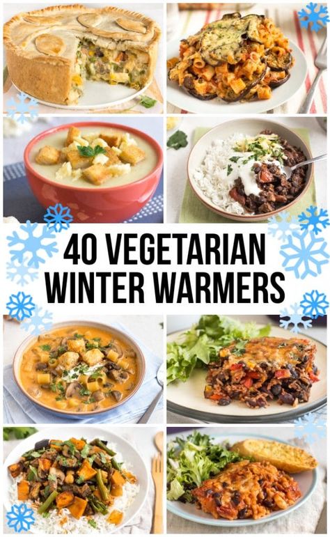 Winter Vegetarian Recipes, Vegetarian Stew, Pasta Bakes, Vegetarian Comfort Food, Tasty Vegetarian Recipes, Winter Dinner, Vegetarian Dinners, Easy Cheesy, Vegetarian Recipes Easy