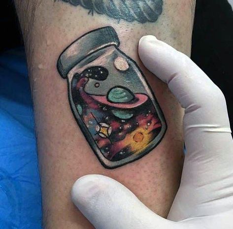 40 Small Colorful Tattoos For Men - Vivid Ink Design Ideas Small Colorful Tattoos, Model Tattoos, Tato Jari, Colorful Tattoos, Universe Tattoo, Tattoo Trend, Sweet Tattoos, Cat Tattoos, Disney Tattoo