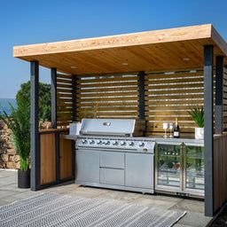 Checkout - Lime Lace Outdoor Entertainment Area, Outdoor Fridge, Modular Outdoor Kitchens, Outdoor Bbq Area, Outdoor Kitchen Decor, Outdoor Kitchen Plans, Build Outdoor Kitchen, Grill Area, Outdoor Bbq Kitchen