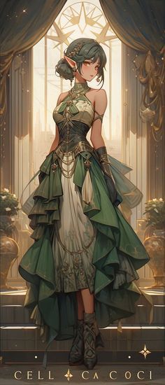 Character Outfit Design Ideas, Fantasy Hat Design, Princess And Bodyguard, Fantasy Dress Design Art, Outfit Ideas Anime Character Design, Fantasy Clothing Aesthetic, Anime Clothes Reference, Magical Character Design, Fantasy Aesthetic Outfits