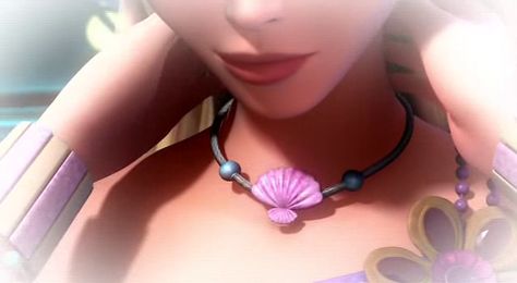 Merliah's necklace is a magical necklace that appears in Barbie in A Mermaid Tale and Barbie in... Barbie In A Mermaid Tale, Magical Necklace, Jewelry Mood Board, Mermaid Toys, Mermaid Barbie, Barbies Pics, Miss Girl, Mermaid Tale, Mermaid Aesthetic