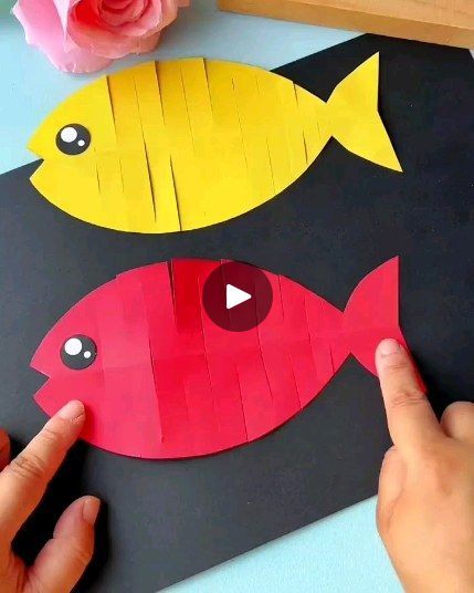 266 reactions · 55 shares | Fish easy craft 🐟🐠. | Smiley Kids | Hooplakidz · The Fish Is The Queen Of The Sea Nowruz Crafts, Queen Of The Sea, Paper Fish, Fish Crafts, Handmade Paper Crafts, Origami Crafts Diy, Paper Towel Roll Crafts, Easy Craft, Childrens Crafts