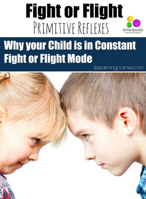 Primitive Reflexes: A Child in Constant Fight or Flight Mode - Integrated Learning Strategies Infant Reflexes, Reflex Integration, Primitive Reflexes, Flight Mode, Sensory Diet, Motor Planning, Vision Therapy, Integrated Learning, Dysgraphia