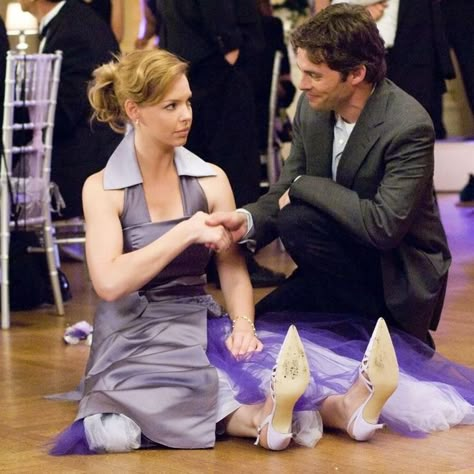 Most Romantic Movies, Best Rom Coms, Best Romantic Comedies, James Marsden, Always A Bridesmaid, 27 Dresses, Katherine Heigl, Bridget Jones, Dresses Aesthetic