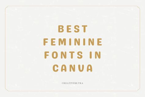 Best Feminine Fonts in Canva Coquette Fonts Canva, Fonts On Canva Free, Fonts In Canva, Girly Fonts, Fonts Canva, Feminine Fonts, Stylish Fonts, Clip Arts, Elegant Font