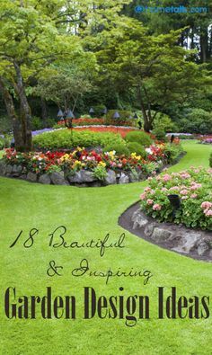 Yard Island Landscaping Ideas, Garden Island Ideas, Garden Island, Island Landscape, Trees And Flowers, Gardening Landscaping, Plants Ideas, Garden Wallpaper, Modern Garden Design