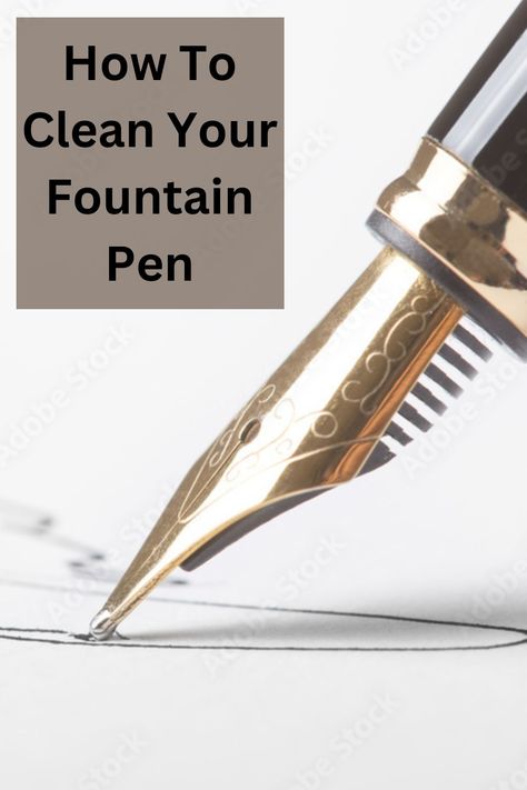 Cleaning a fountain pen is essential for maintaining its performance. Start by disassembling the pen, carefully removing the nib and feed. Rinse these parts with lukewarm water to remove dried ink. Avoid using hot water to prevent damage. Ink Removal, Pen Obsession, Etching Ideas, Parker Fountain Pen, Fountain Pen Nibs, Stencils Printables, Calligraphy Nibs, Calligraphy Ink, Utila