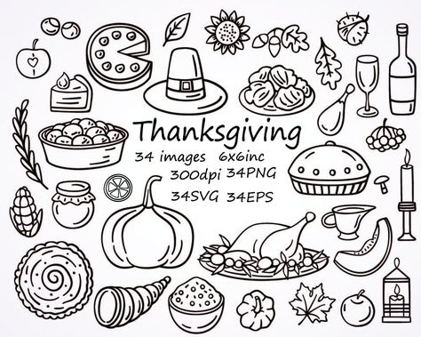 Cute Simple Thanksgiving Drawings, Thanksgiving Decorations Drawings, Easy To Draw Thanksgiving Doodles, Cute Thanksgiving Doodles, Thanksgiving Easy Drawing, How To Draw Thanksgiving Things, Simple Thanksgiving Drawings, Thanksgiving Drawings Doodles, Easy Thanksgiving Drawings