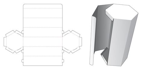 Packaging Dielines, Hexagon Box, Infographic Layout, Packaging Template Design, Office Planners, Packaging Template, Paper Cut Design, Paper Banners, Learning Graphic Design